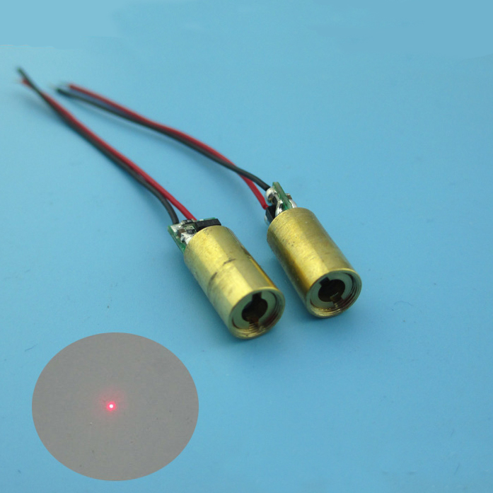 650nm 5mw Red laser module Focusable dot / 6.5mm*10.5mm / Locator